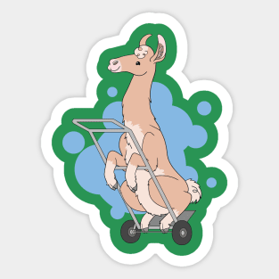 Dolly Llama Sticker